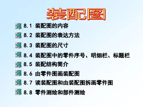 工程图学基础教程(第4版)课件：装配图