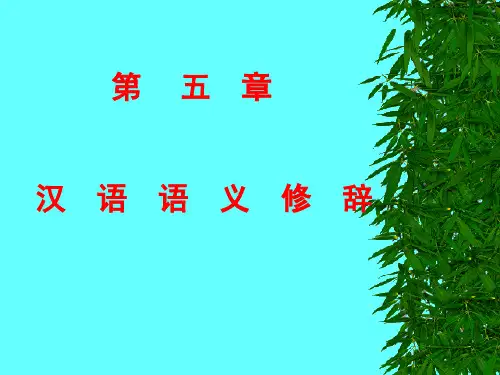 第六章语义修辞