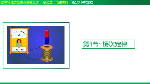 楞次定律-高二物理课件(人教版2019选择性必修第二册)