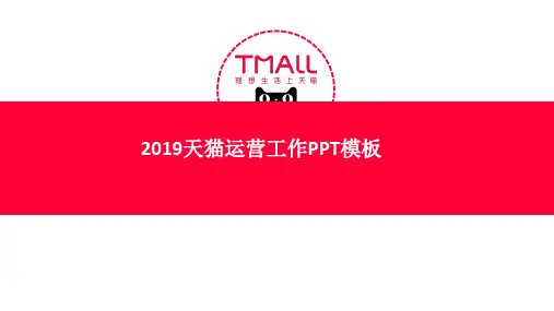 天猫运营工作月度总结PPT