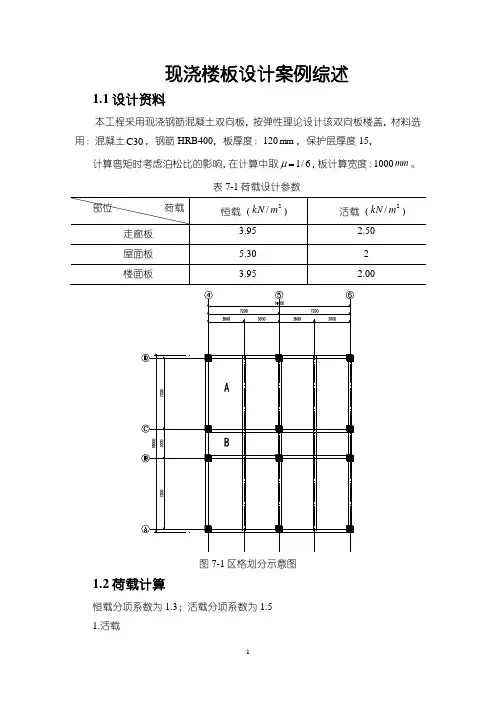 《现浇楼板设计案例综述》