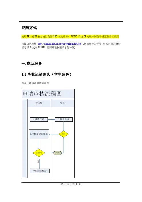 助学贷款毕业确认操作流程