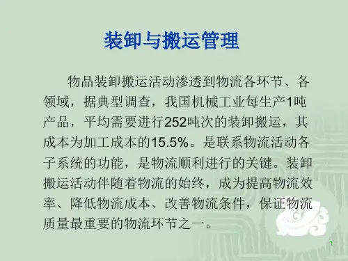 装卸与搬运管理