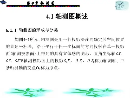 简称正等测和斜二轴测图
