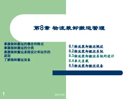 《物流装卸搬运》PPT课件