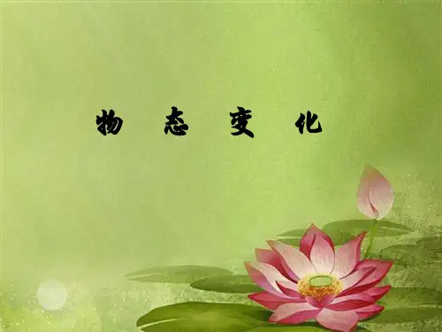 物态变化中考复习课件.ppt