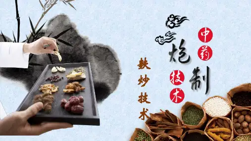 加固体辅料炒技术—砂炒技术(中药炮制技术课件)