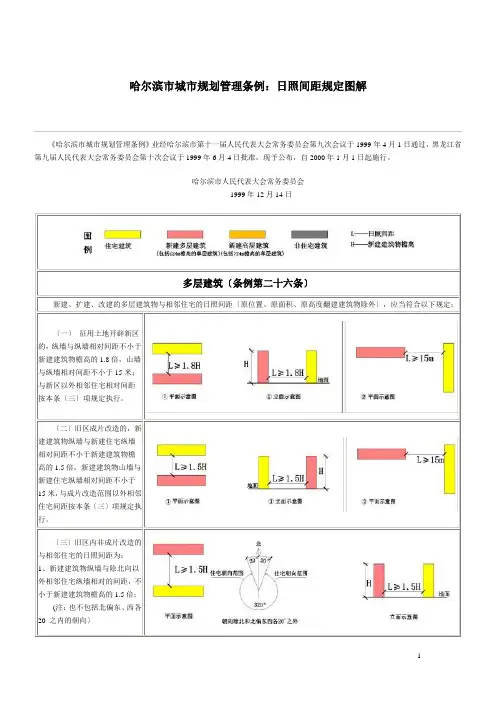 日照间距规定图解
