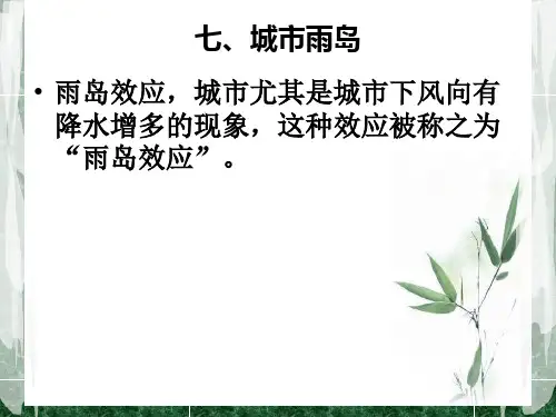 城市气象学