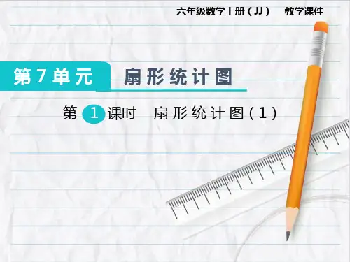 2023年冀教版数学六年级上册扇形统计图(1)课件优选课件