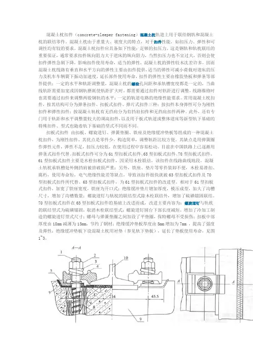 混凝土枕扣件