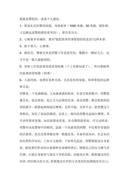 关于警察执法的见解