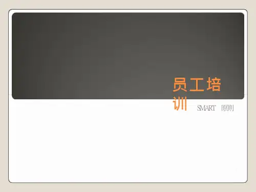 员工培训-SMART五大原则(ppt21页)