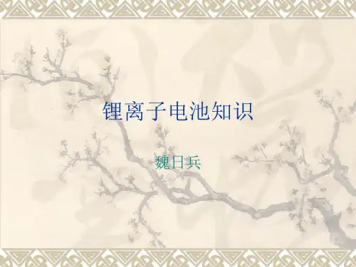 《锂离子电池介绍》PPT课件