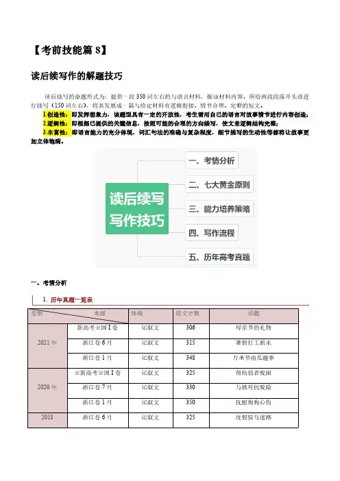 0140_高中英语素材：【考前技能篇8】读后续写作的解题技巧_0