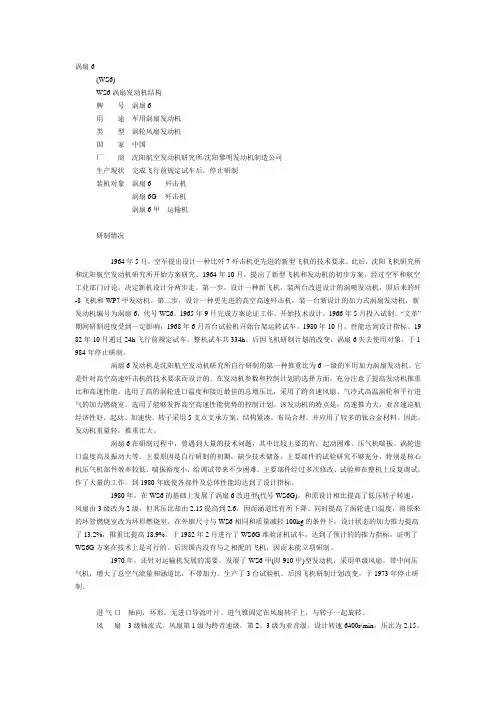 涡扇6发动机