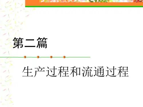 《政治经济学》第二章生产过程和流通过程