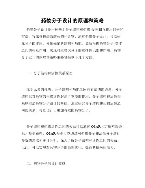 药物分子设计的原理和策略