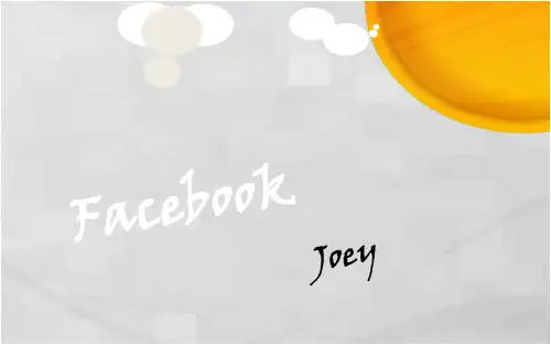 facebook英文完整介绍