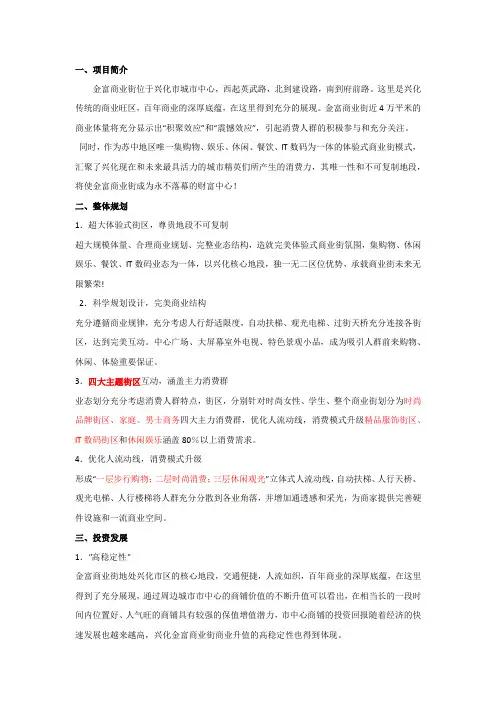 兴化金富商业街