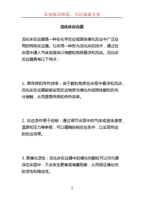 流化床反应器