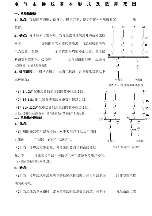电气主接线汇总