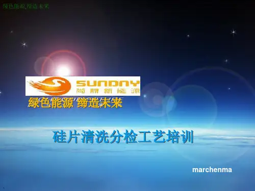 清洗工艺培训教材1