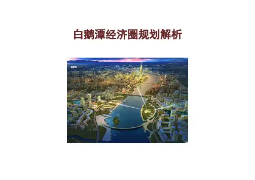 白鹅潭经济圈规划解析