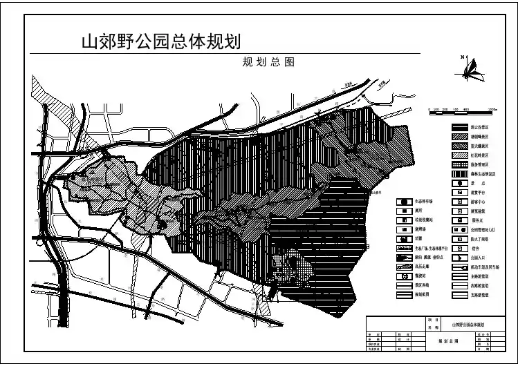 【设计图纸】公园规划总图(精选CAD图例) 