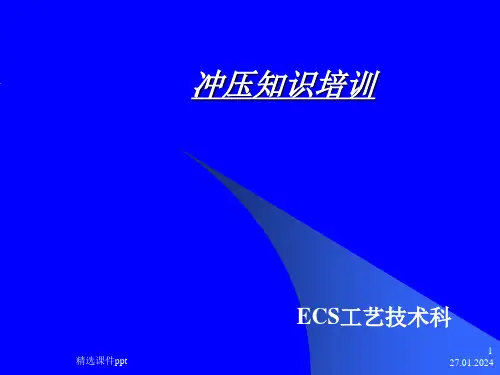 冲压知识培训教材ppt课件
