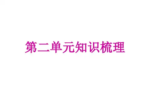 人教部编版八年级语文上册课件：第二单元 (共35张PPT)