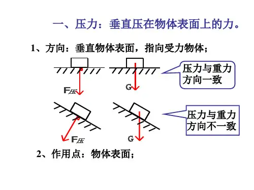 初三物理压强41页PPT