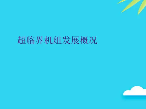 【正式版】超临界机组发展概况PPT