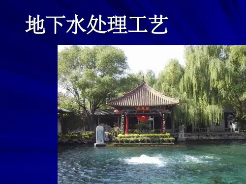 《地下水处理工艺》PPT课件