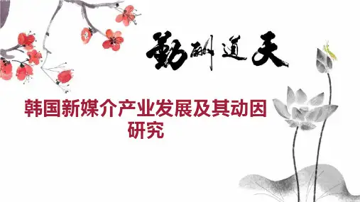 韩国新媒介产业发展及其动因研究
