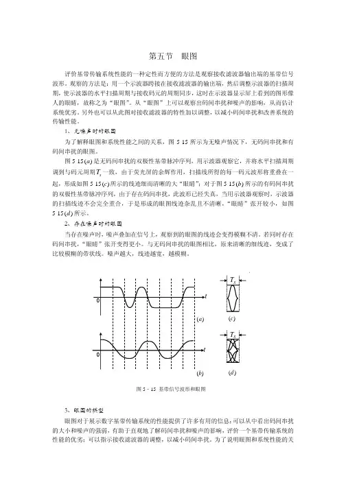 第五节 眼图