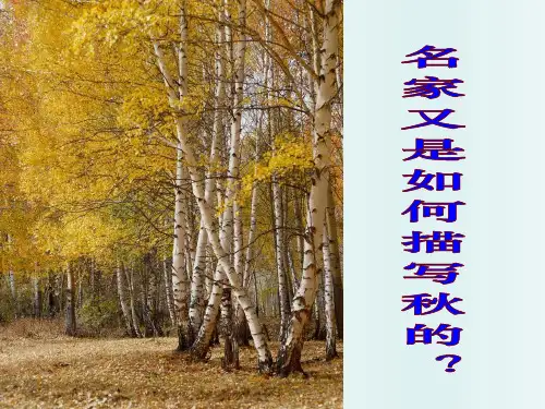 《故都的秋》课件 (共29张PPT)