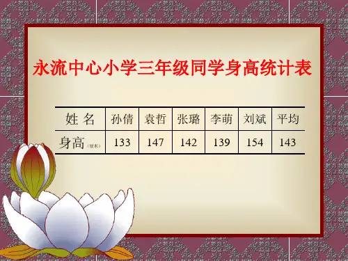 人教版小学三年级数学求平均数(PPT)5-3