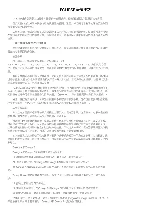 ECLIPSE操作技巧