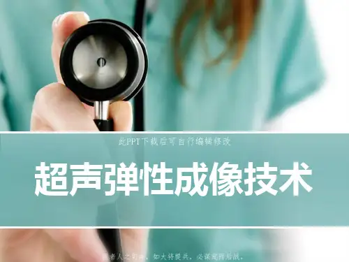 超声弹性成像技术PPT课件