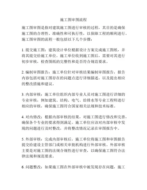 施工图审图流程