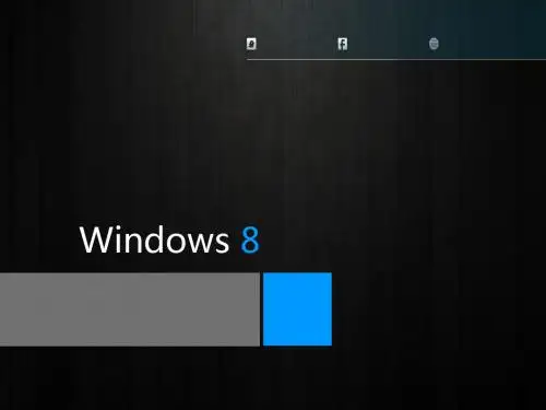win8风格幻灯片PPT模板