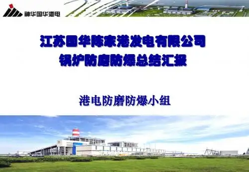 1. 国华港电--锅炉防磨防爆总结汇报