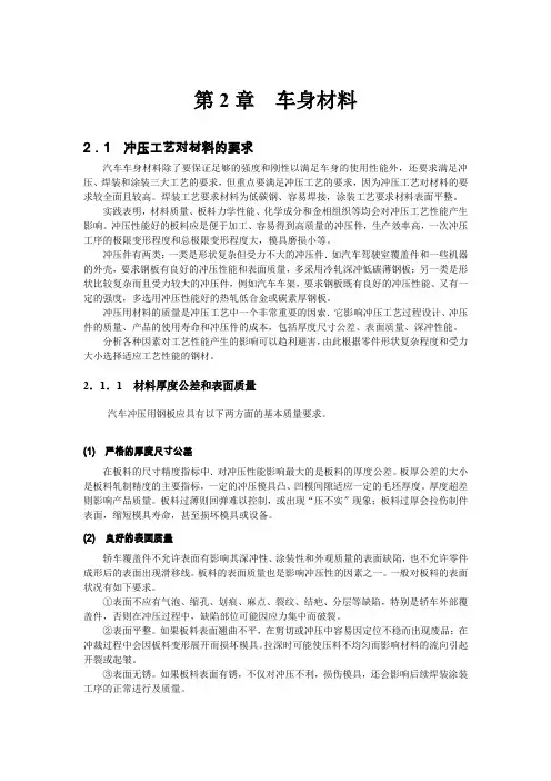 车身材料