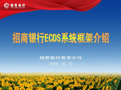 ECDS电子商业承兑汇票系统框架介绍简洁版