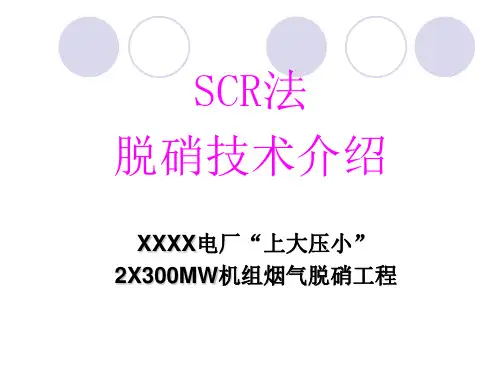 选择性催化还原法脱硝技术介绍