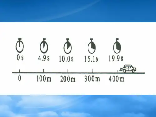 高中物理第一册位移和时间的关系ppt