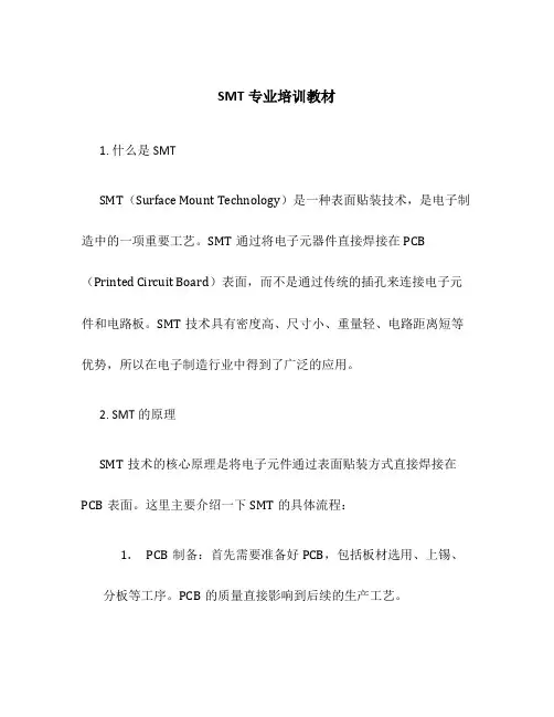 SMT专业培训教材