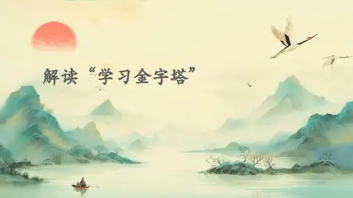 解读“学习金字塔”