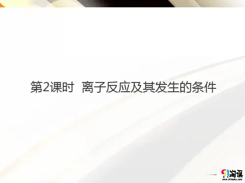 课件5：2.2.2 离子反应及其发生的条件